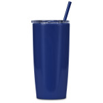 Altitude Daytona Plastic 2-in-1 Double-Wall Tumbler & Straw - 600ml