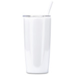 Altitude Daytona Plastic 2-in-1 Double-Wall Tumbler & Straw - 600ml