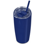 Altitude Daytona Plastic 2-in-1 Double-Wall Tumbler & Straw - 600ml