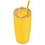 Altitude Daytona Plastic 2-in-1 Double-Wall Tumbler & Straw - 600ml