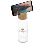 Okiyo Kenko Phone Stand Glass Water Bottle – 700ml