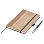 Okiyo Eri Bamboo & Cork Notebook & Pen Set