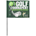 Pre-Production Sample Hoppla Tournament Golf Flag