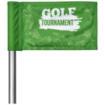 Pre-Printed Sample Hoppla Putting Green Flag