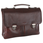 Cellini Woodridge 2 Division Flap Over Briefcase