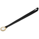 Achiever Medal With Black Petersham Lanyard - Gold