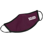 Iona Adults Double-Layer Ear Loop Face Mask - Maroon