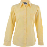 Ladies Long Sleeve Drew Shirt - Yellow