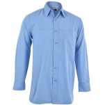 Harry Casual Long Sleeve Shirt - Sky Blue