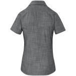 Ladies Short Sleeve Windsor Shirt - Grey