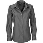 Ladies Long Sleeve Washington Shirt - Grey