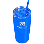 Altitude Daytona Plastic 2-in-1 Double-Wall Tumbler & Straw - 600ml