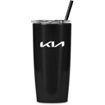 Altitude Daytona Plastic 2-in-1 Double-Wall Tumbler & Straw - 600ml