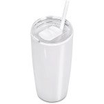 Altitude Daytona Plastic 2-in-1 Double-Wall Tumbler & Straw - 600ml