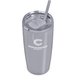 Altitude Daytona Plastic 2-in-1 Double-Wall Tumbler & Straw - 600ml