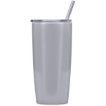 Altitude Daytona Plastic 2-in-1 Double-Wall Tumbler & Straw - 600ml