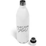 Serendipio Atlantis Stainless Steel Vacuum Water Bottle - 1 Litre - Solid White