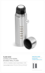 Consulate Stainless Steel Vacuum Flask - 500ml