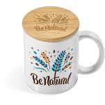 Okiyo Sozo Bamboo & Ceramic Sublimation Coffee Mug - 330ml