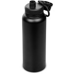 Slazenger Hooper Stainless Steel Vacuum Water Bottle - 1.2 Litre - Black