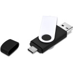 Shuffle Gyro Black Flash Drive – 32GB