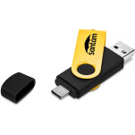 Shuffle Gyro Black Flash Drive – 32GB