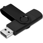 Shuffle Gyro Black Flash Drive – 32GB