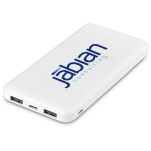 Kingpin White 10 Compact Power Bank – 10,000mAh