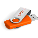 Axis Glint Flash Drive - 8GB - Orange