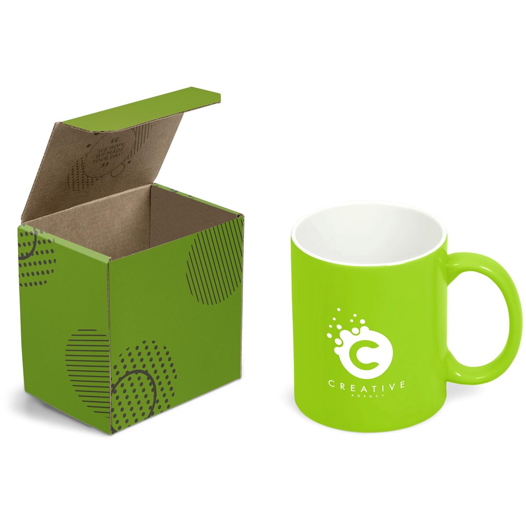 Omega Mug in Bianca Custom Gift Box