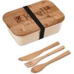 Kooshty Natura Plus Bamboo Fibre Lunch Box Set