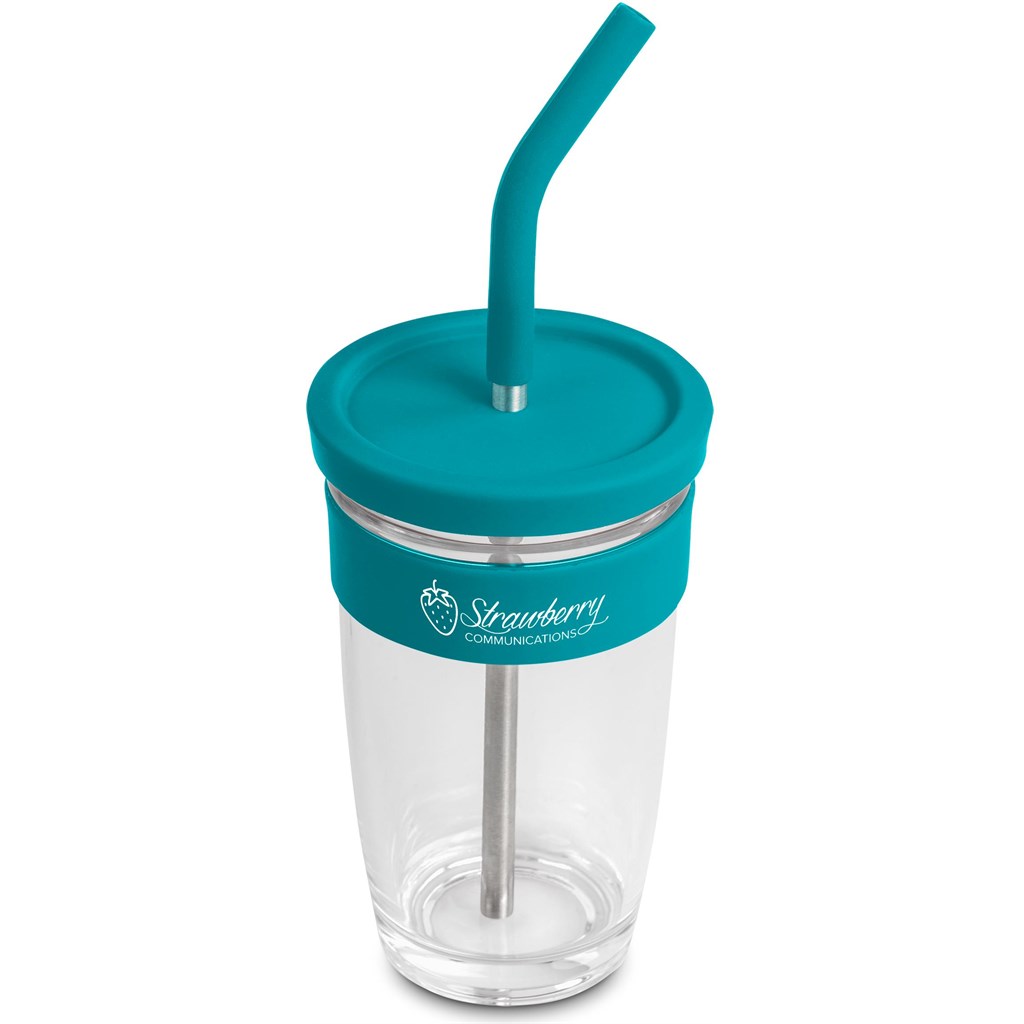 Kooshty Slurp Glass Kup & Straw - 480ML