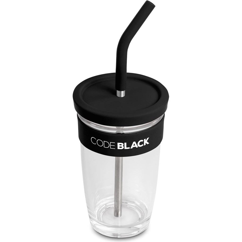 Kooshty Slurp Glass Kup & Straw - 480ML