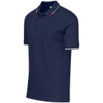Mens Ash Golf Shirt - Navy