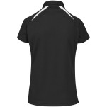 Ladies Splice Golf Shirt - Black White