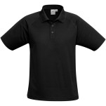 Kids Sprint Golf Shirt - Black