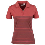 Ladies Streak Golf Shirt - Red