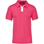 Mens Contest Golf Shirt - Pink
