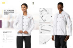 Unisex Long Sleeve Dijon Chef Jacket