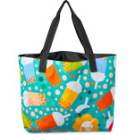 Pre-Printed Sample Hoppla Sunset Beach Bag