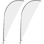 Legend 3m Sharkfin Flying Banner (Set of 2)