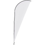 Legend 2M Sublimated Sharkfin Double-Sided Flying Banner - 1 complete unit