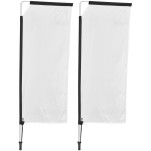 Legend 2m Telescopic Flying Banner (Set of 2)