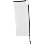 Legend 2M Sublimated Telescopic Double-Sided Flying Banner - 1 complete unit