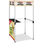 Ovation Sublimated Gazebo 1m X 1m Kiosk - 1 Half-Wall Skin