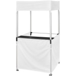 Ovation Sublimated Gazebo 1m X 1m Kiosk - 3 Half-Wall Skins