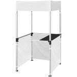 Ovation Sublimated Gazebo 1m X 1m Kiosk - 3 Half-Wall Skins