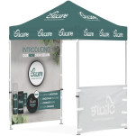 Ovation Sublimated Gazebo 2m X 2m - 1 Half-Wall Skin - 1 Full-Wall Skin