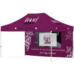 Ovation Sublimated Gazebo 4.5m X 3m - 1 Long Full-Wall Skin