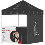 Ovation Sublimated Gazebo 2m X 2m Petite Frame - 3 Half-Wall Skins - 1 Full Wall Skin